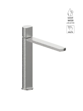 BORGIA 89040B - Countertop single handle stainless steel washbasin tap by Rubinetterie Frattini - view 3